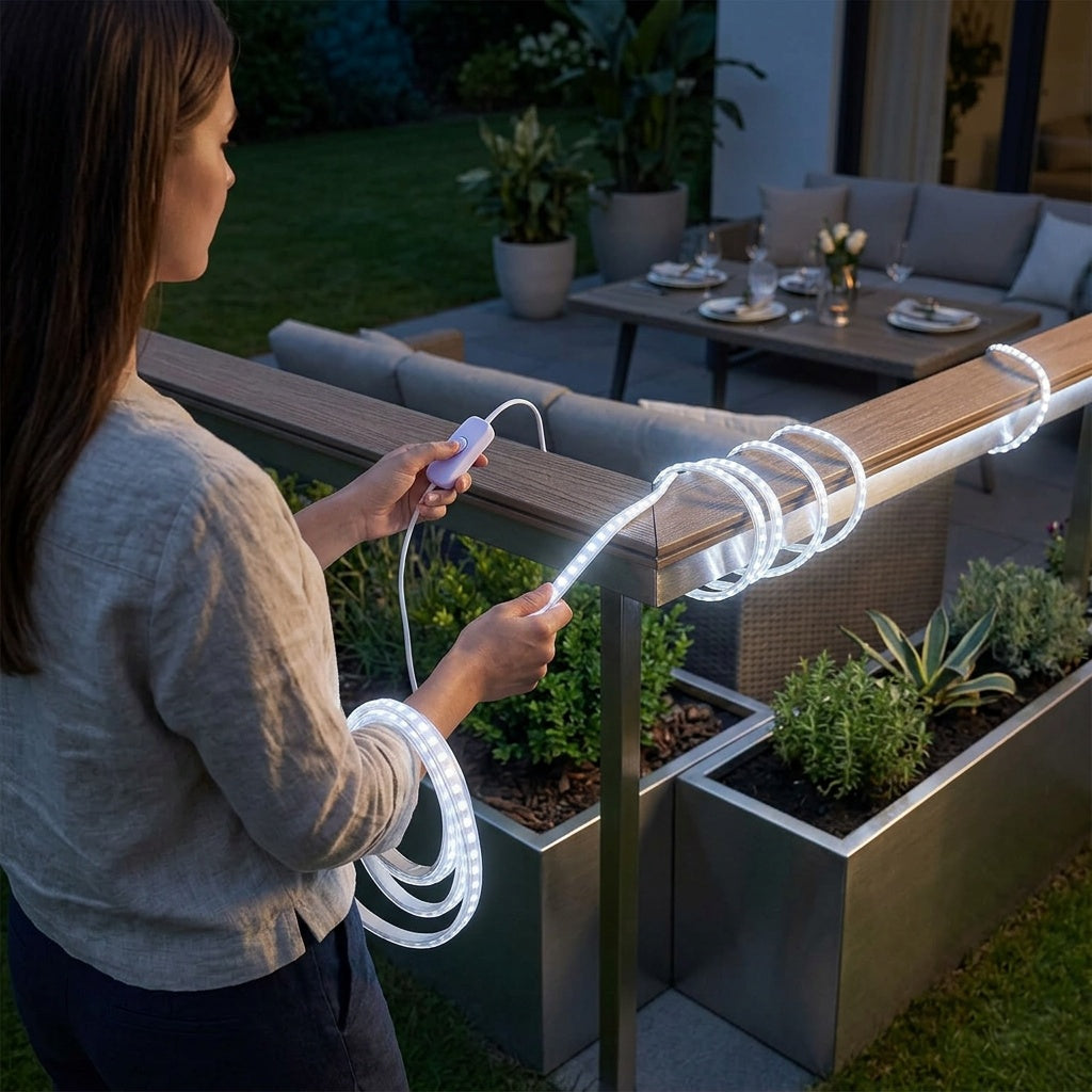 Waterproof Outdoor LED Strip Lights for Patios